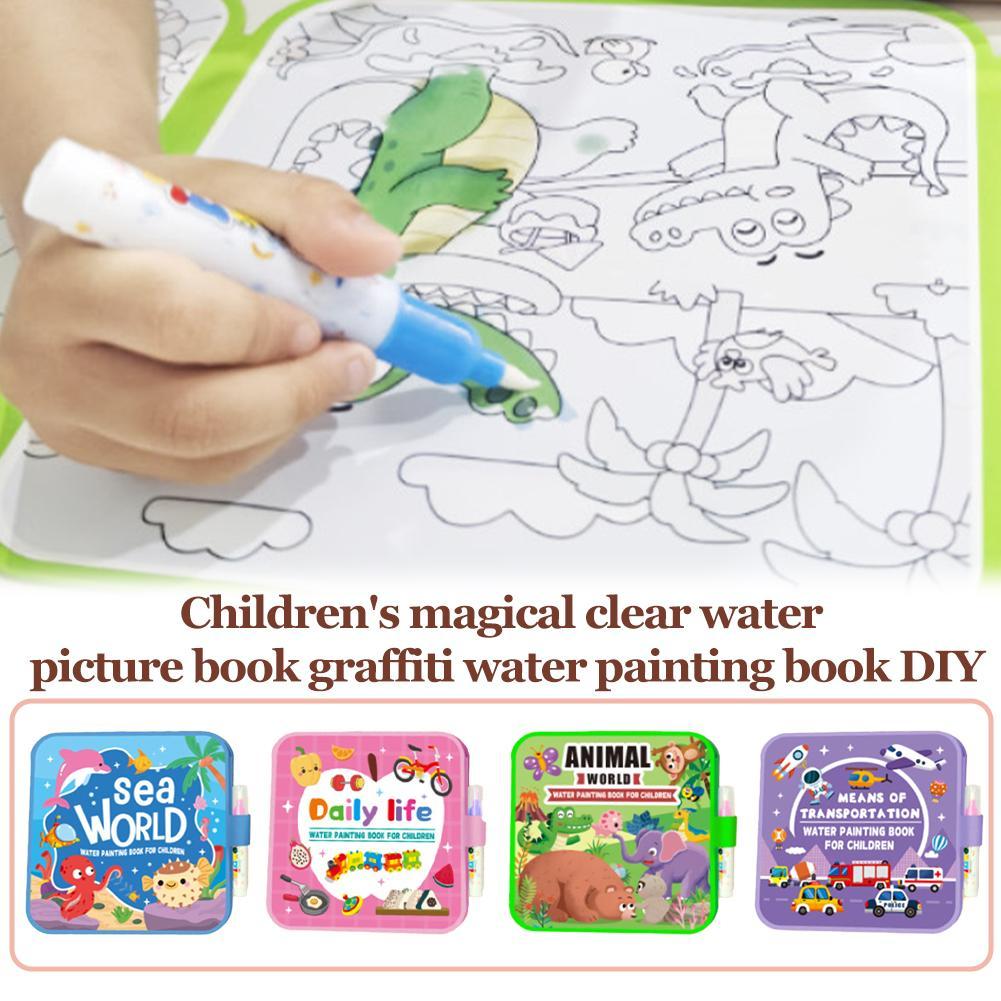 Magisch watertekenboek DIY Doo - Reusable Water Magic Coloring Book recensie en prijs