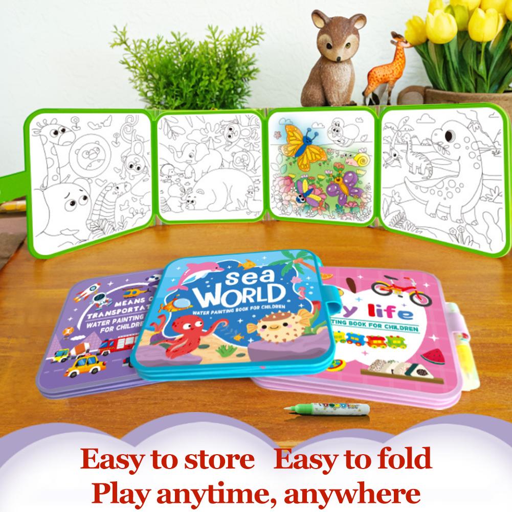 Magisch watertekenboek DIY Doo - Reusable Water Magic Coloring Book recensie en prijs