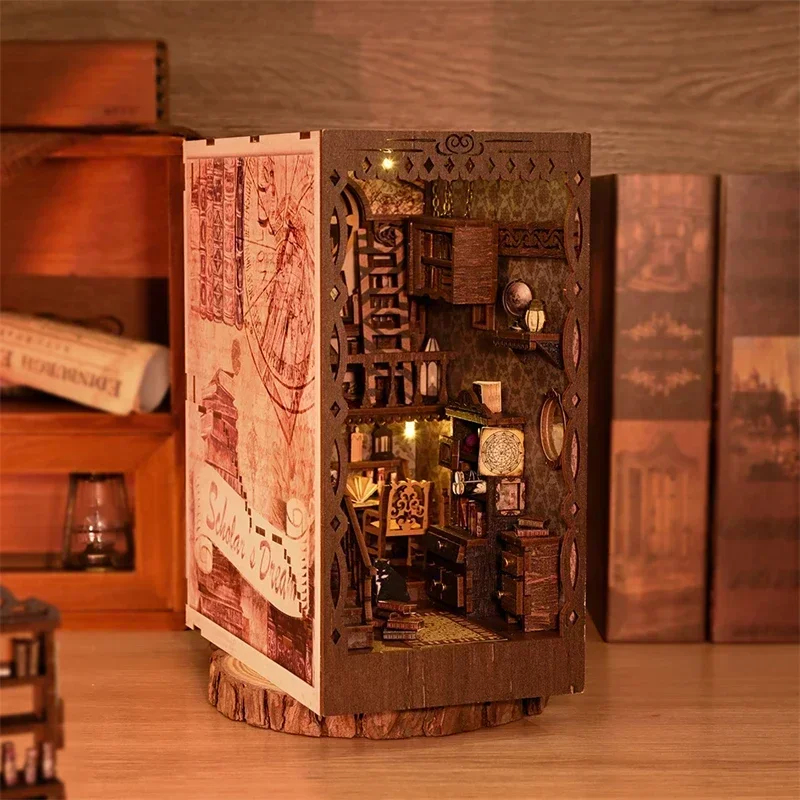 NIEUW DIY houten boekenhoekpla - Diy Wooden Book Nook Kit Shelf Insert recensie en prijs