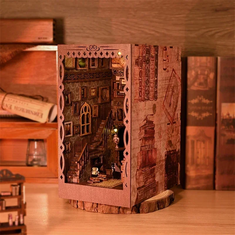 NIEUW DIY houten boekenhoekpla - Diy Wooden Book Nook Kit Shelf Insert recensie en prijs