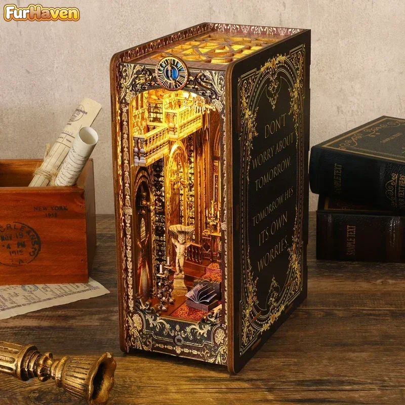 DIY houten boekenhoekplank inz - Diy Wooden Book Nook Kit Shelf Insert recensie en prijs